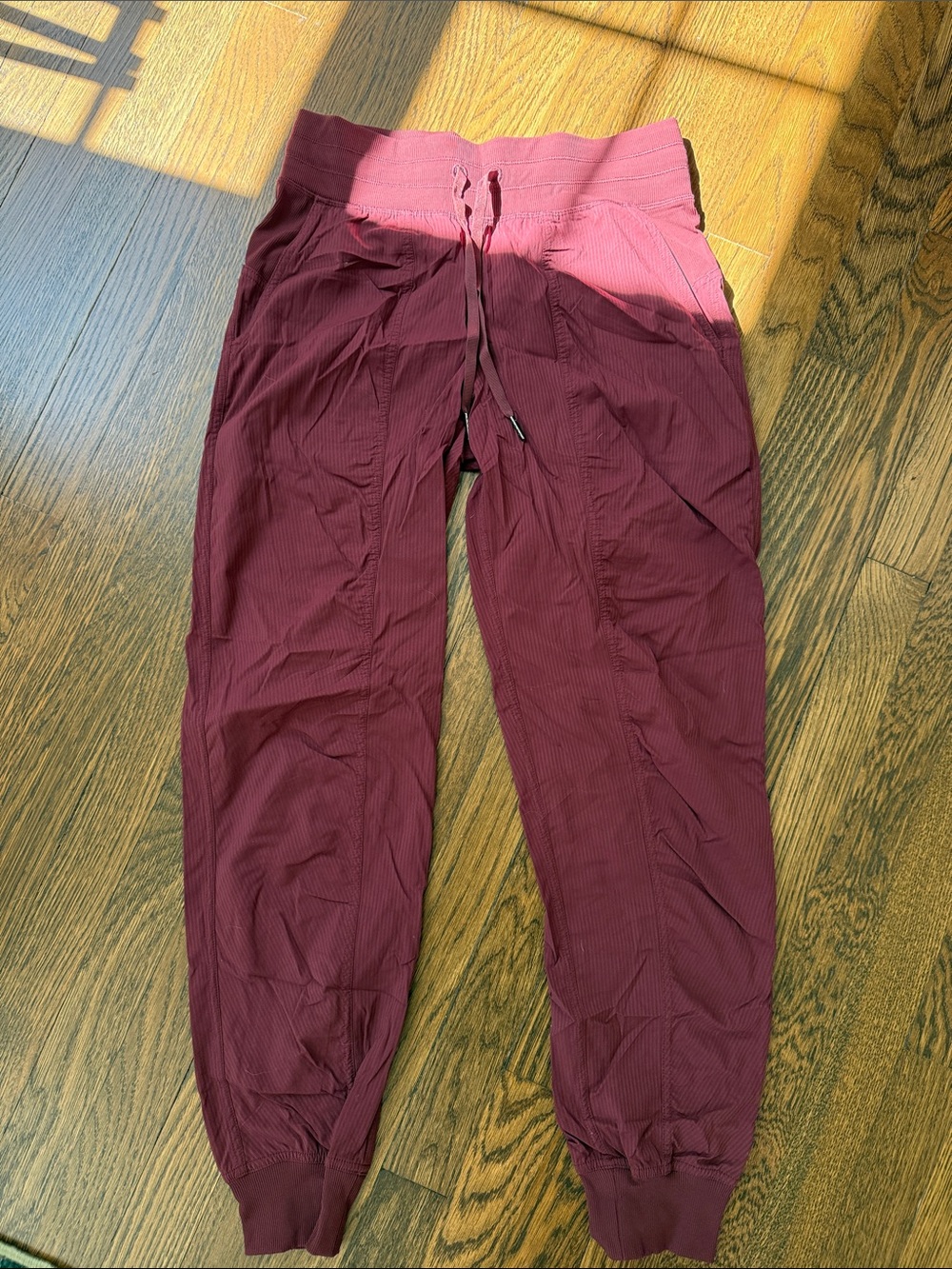 lululemon athletica Burgundy Maroon Jogger Pants